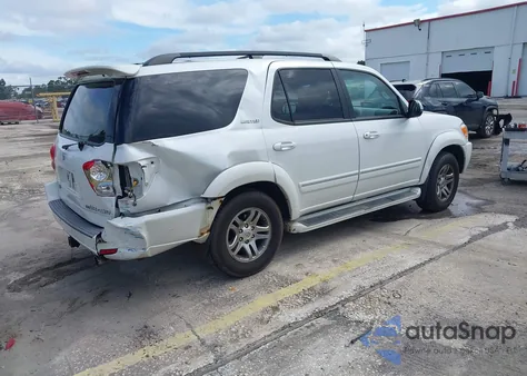 2007 Toyota Sequoia Limited из США, поврежденный, VIN 5TDBT48A57S287668